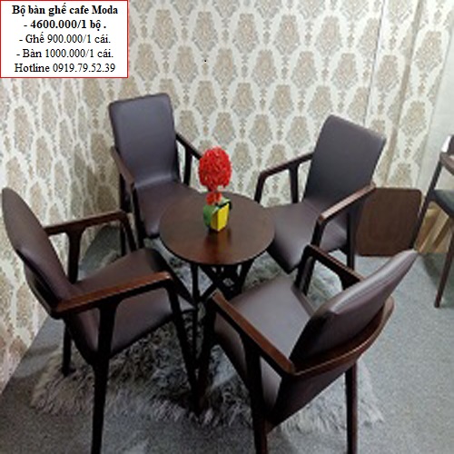 MS30-Bộ bàn ghế cafe Moda