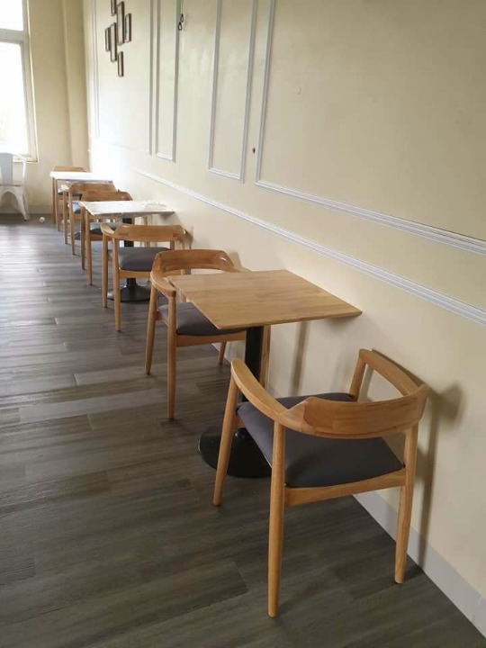 MS54-Ghế gỗ Hiroshima tựa thấp