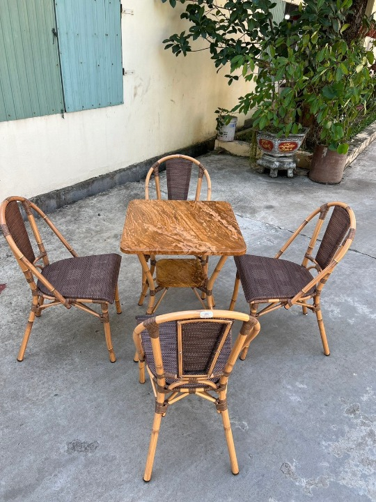 MS65-Bàn ghế nhôm ngoài trời 039