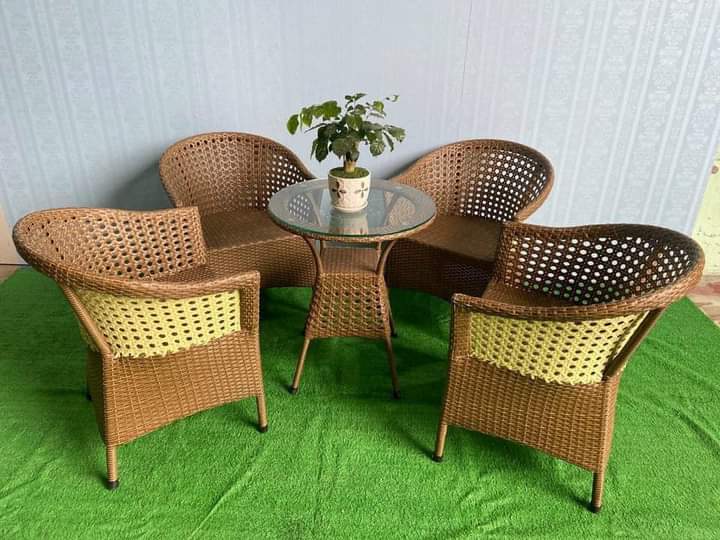 MS86-Bàn ghế nhựa giả mây 26