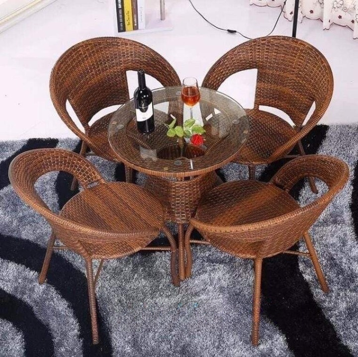 MS81-Bàn ghế cafe nhựa giả mây 31