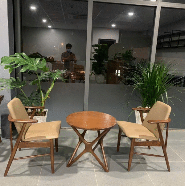 Bàn ghế gỗ cafe Baby