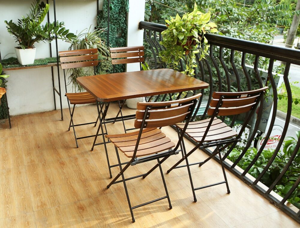 Bộ bàn ghế xếp fansipan 06