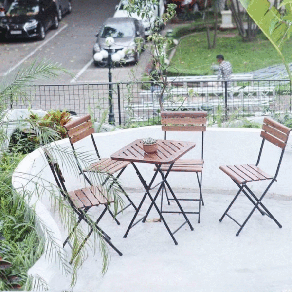Bàn ghế Fansipan xếp 01