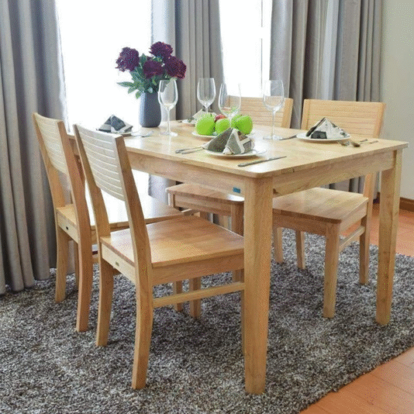 Bàn ghế gỗ quán ăn nhà hàng 26