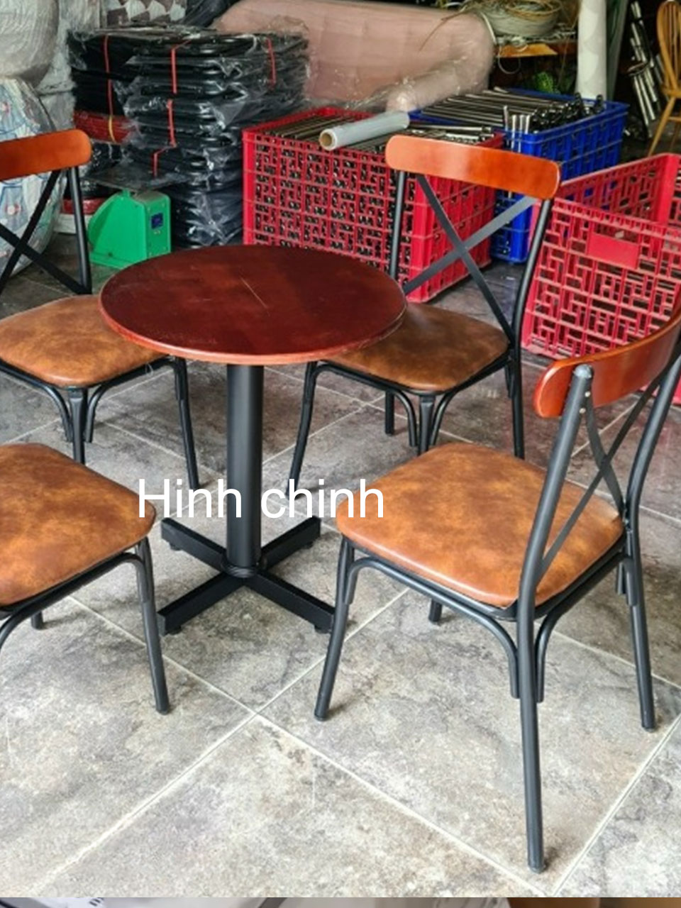 Bàn ghế test sản phẩm